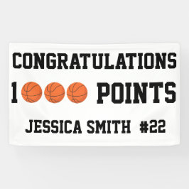 1000 Basketball Points Career Scorer Team Player  Spandoek
