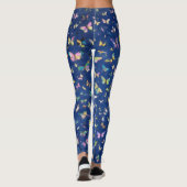 1000 Blauwe Vlinders Leggings (Achterkant)