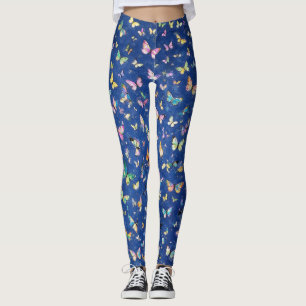 1000 Blauwe Vlinders Leggings