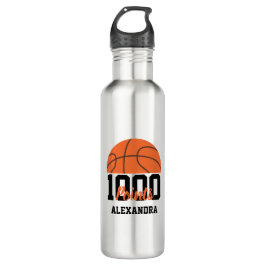 1000 Career Points Scorer Basketball Player Team Waterfles