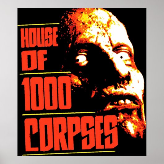 1000 corpsen poster (Voorkant)