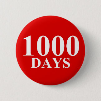 1000 dagen ronde button 5,7 cm