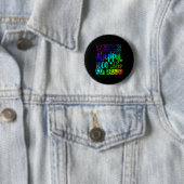 1000 dagen Slimmere vijfde klas leraar 100ste dag Ronde Button 5,7 Cm (In situ)