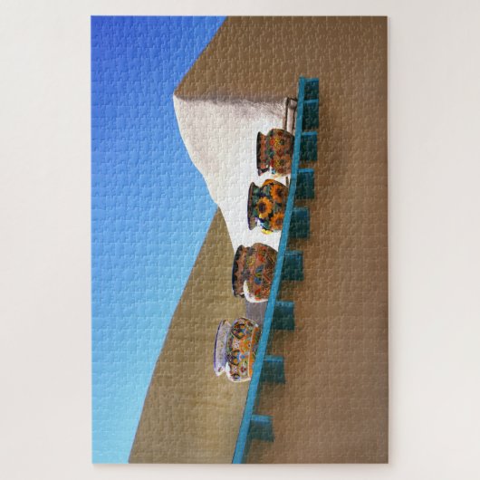 1000-delenbatterij op Adobe Wall Legpuzzel (Verticaal)