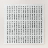 1000 Eerste cijfers Pi-nummer | Wiskundig symbool Legpuzzel (Horizontaal)