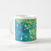 1000 Eilanden 11oz of 15oz Mok (Voorkant links)