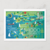 1000 Eilanden Briefkaart (Voorkant)
