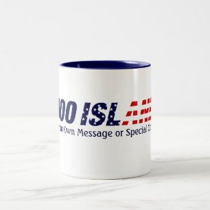 1000 eilanden Verenigde Staten Koffie-Mok Tweekleurige Koffiemok