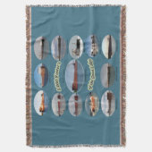 1000 Footers op Great Lakes gooien deken (Voorkant Verticaal)