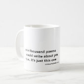 1000 gedichten koffiemok (Voorkant links)