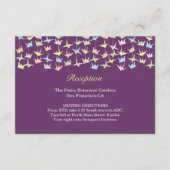 1000 Hangende Origami Papier Kranen Bruiloft (Paar Informatiekaartje (Voorkant)