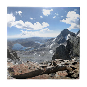 1000 Island Lake and Banner Peak from Mt Davis Tegeltje