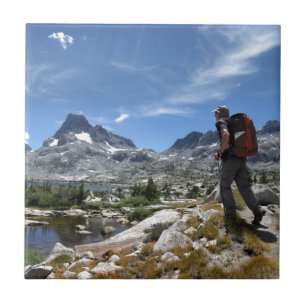 1000 Island Lake and Banner Peak - John Muir Trail Tegeltje