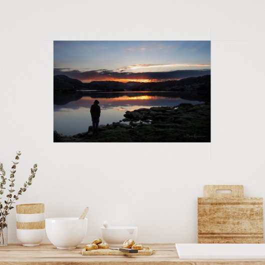 1000 Island Lake Sunrise - Ansel Adams Wilderness Poster (Keuken)