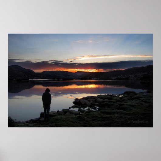 1000 Island Lake Sunrise - Ansel Adams Wilderness Poster (Voorkant)