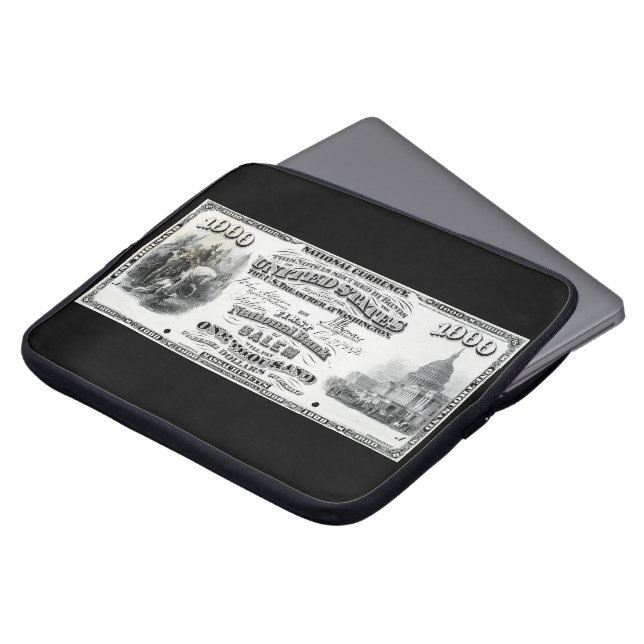 $1000 LAPTOP SLEEVE (Voorkant top)