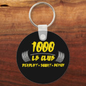 1000 LB Club Deadlift Squat Bench Sleeveless Sleutelhanger (Voorkant)