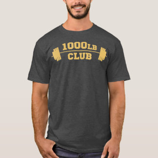 1000 lb Club Weightising Sterke Powerlift T-shirt