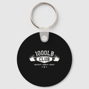 1000 Lb Pond Club Gym Krachttraining Deadlift Bank Sleutelhanger