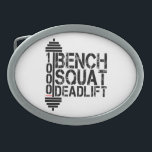 1000 Lbs Bench Squat Deadlift Powerlift Fitness Gesp<br><div class="desc">Hou je van het optillen van die staven? Uw therapie is gewichtheffen in power mode? Pak je Inspirerend powerlifter grip en doe wat fitness-oefeningen en spiertraining. Het perfecte cadeau voor sportschool-trainer die houdt van bankpers, deadlift en squat. Of je nu een gym trainer bent of een fitness motivator, dit Inspirerend...</div>