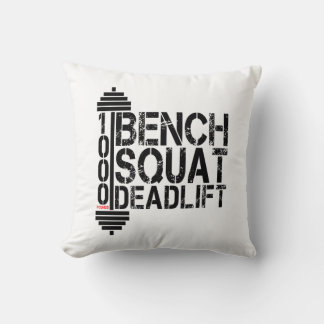 1000 Lbs Bench Squat Deadlift Powerlift Fitness Kussen