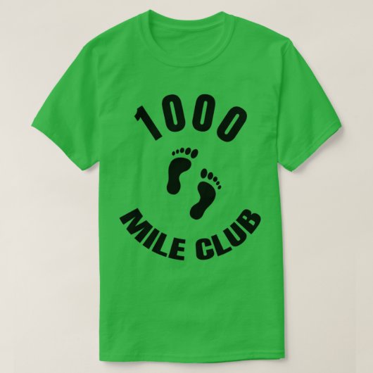 1000 MILE CLUB (2) T-SHIRT (Design voorkant)