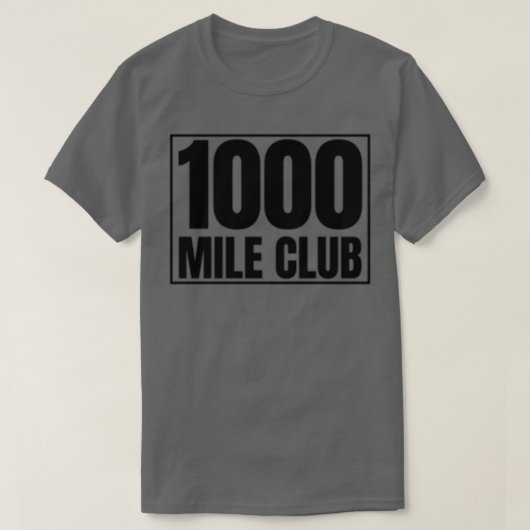 1000 MILE CLUB T-SHIRT (Design voorkant)
