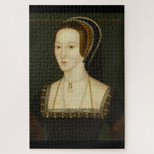 1000 piece Anne Boleyn Portrait Jigsaw Puzzle Legpuzzel (Verticaal)