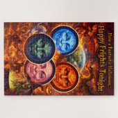 1000 piece celestial Halloween fantasy jigsaw Legpuzzel (Horizontaal)
