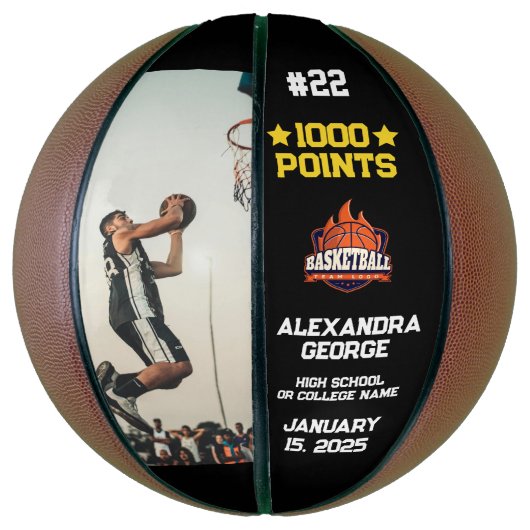 1000 Punten Basketbal (Verticaal)