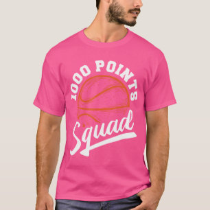 1000 Punten Basketbal Scorer Squad Basketbal PLA T-shirt