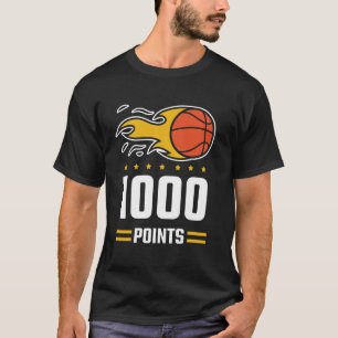 1000 punten Basketball Scorer High School Basketba T-shirt