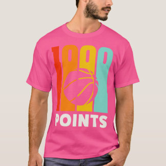 1000 punten Basketball Scorer High School Basketba T-shirt