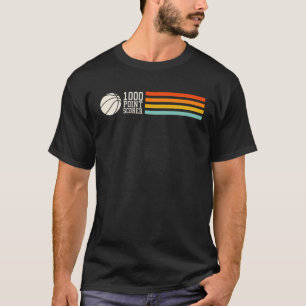 1000 punten Basketball Scorer High School Basketba T-shirt