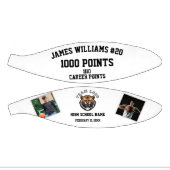 1000 punten mijlpaal met aangepaste foto's basketbal (Panelen)