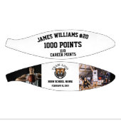 1000 punten mijlpaal met aangepaste foto's basketbal (Panelen)