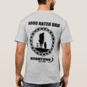 1000 Rated Pa - een perfecte Vaderdag cadeau! T-shirt (Achterkant)