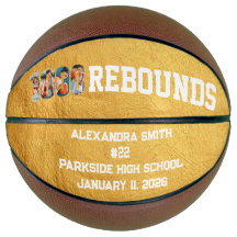 1000 Rebounds Carrière Mijlpaal Speler Team Goud