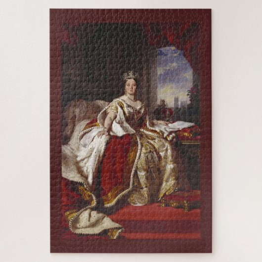 1000 stuk Coronation of Queen Victoria Legpuzzel (Verticaal)