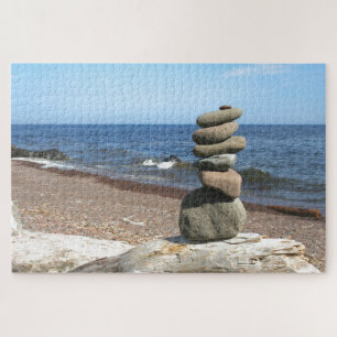 1000-stuks Cairn Meditation Stones Legpuzzel