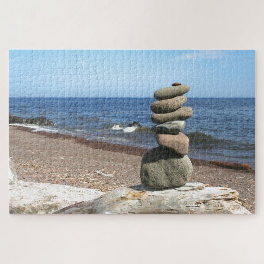 1000-stuks Cairn Meditation Stones Legpuzzel (Horizontaal)