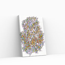 1000 stuks kleur canvas afdruk