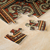 1000 stuks puzzel op papier van Fujicolor bruine b (Zijkant)