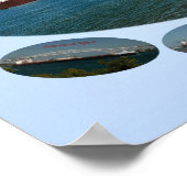 1000 voettekst ovaal ontwerp 16 x 20 poster (Hoek)