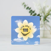 1000e Verjaardagsfeest Zomerzon Kaart (Staand voorkant)