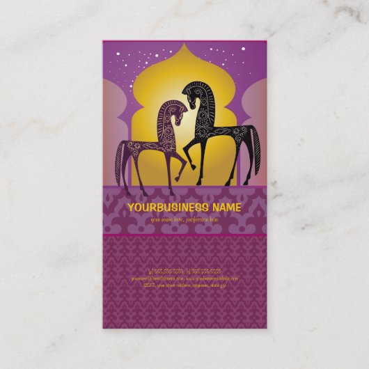 1001 Arabisch Nacht Visitekaartje (Voorkant)