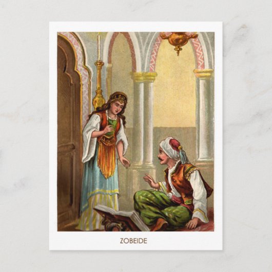 1001 Arabische nachts: Zoë Briefkaart (Voorkant)