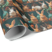 1001 Leuke konijntjes v2 | Cadeaupapier (Rol Hoek)