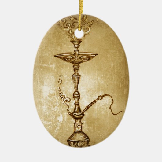 1001 Nights Shisha Keramisch Ornament (Voorkant)