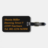 1001 Oriental Night Reflection Bagagelabel (Achterkant horizontaal)